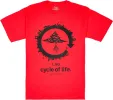 4700 CYCLE OF LIFE TEE - RED sold by Lrg