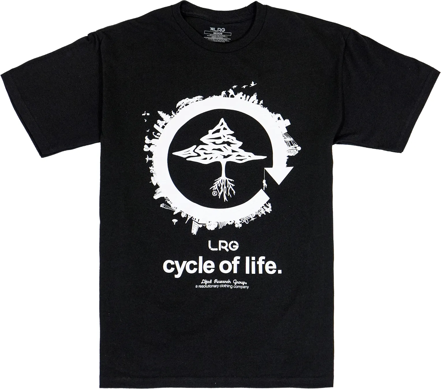 4700 CYCLE OF LIFE TEE - BLACK sold by Lrg