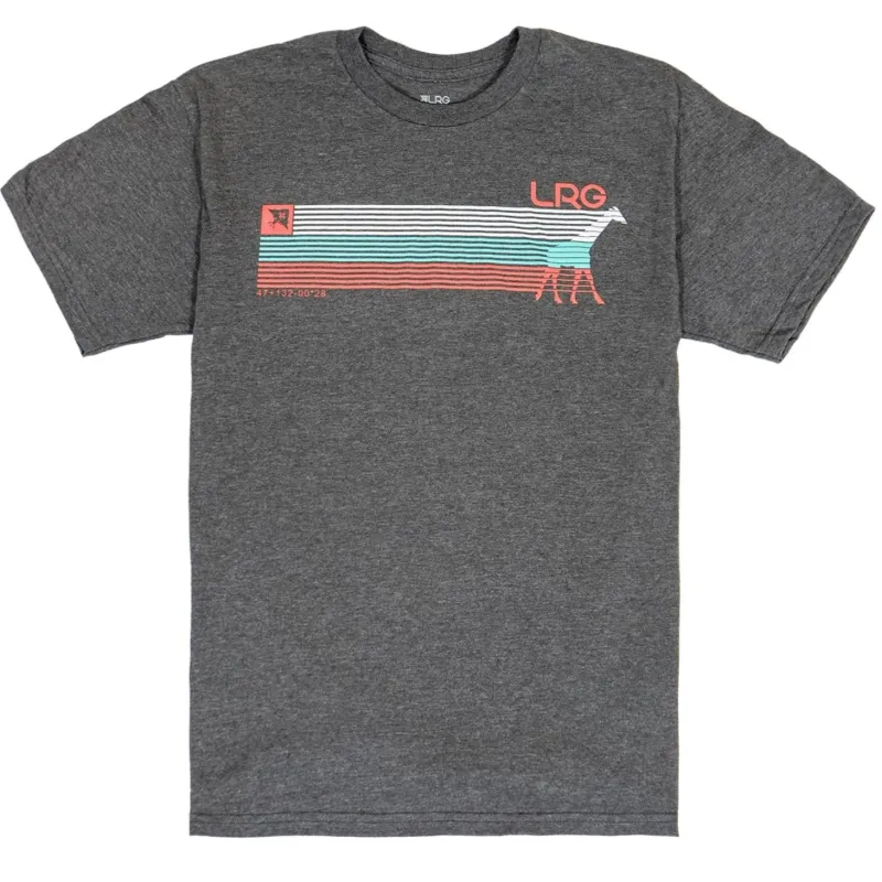 4700 STREAKED TEE - CHARCOAL HEATHER sold by Lrg