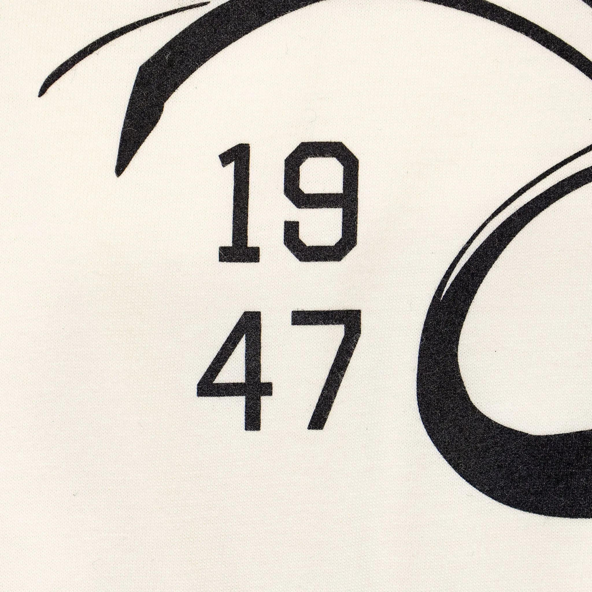 4700 ON TO THE NEXT SCRIPT TEE - CREAM sold by Lrg product image thumbnail 3