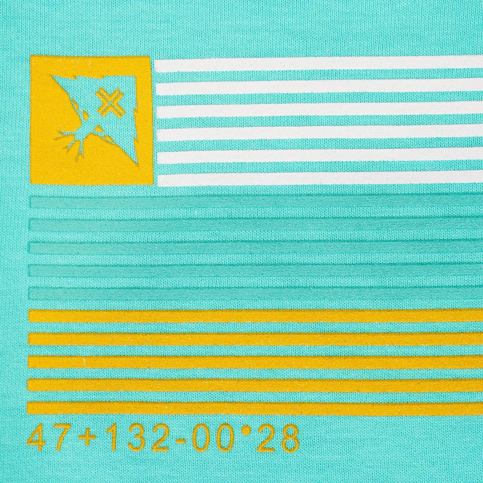 4700 STREAKED TEE - AQUA sold by Lrg product image thumbnail 3