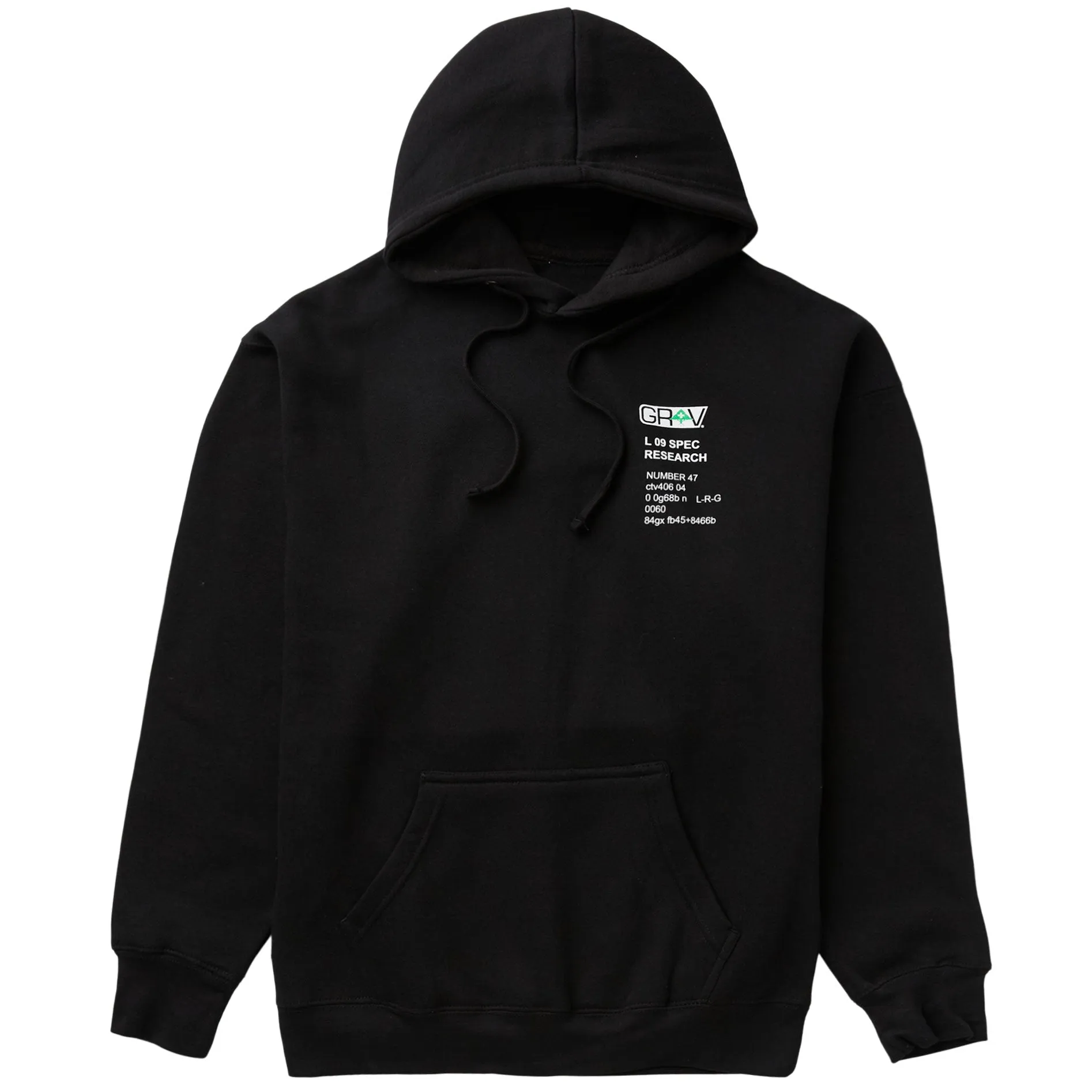 GRAV X LRG 47 PULLOVER HOODIE - BLACK sold by Lrg product image thumbnail 2