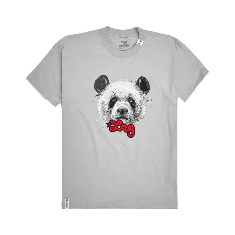 PANDA LOGIC TEE - SILVER sold by Lrg