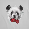 PANDA LOGIC TEE - SILVER sold by Lrg
