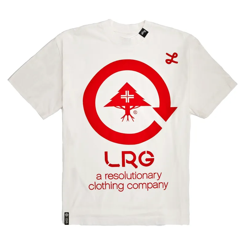 RESOLUTIONARY TEE - WHITE sold by Lrg