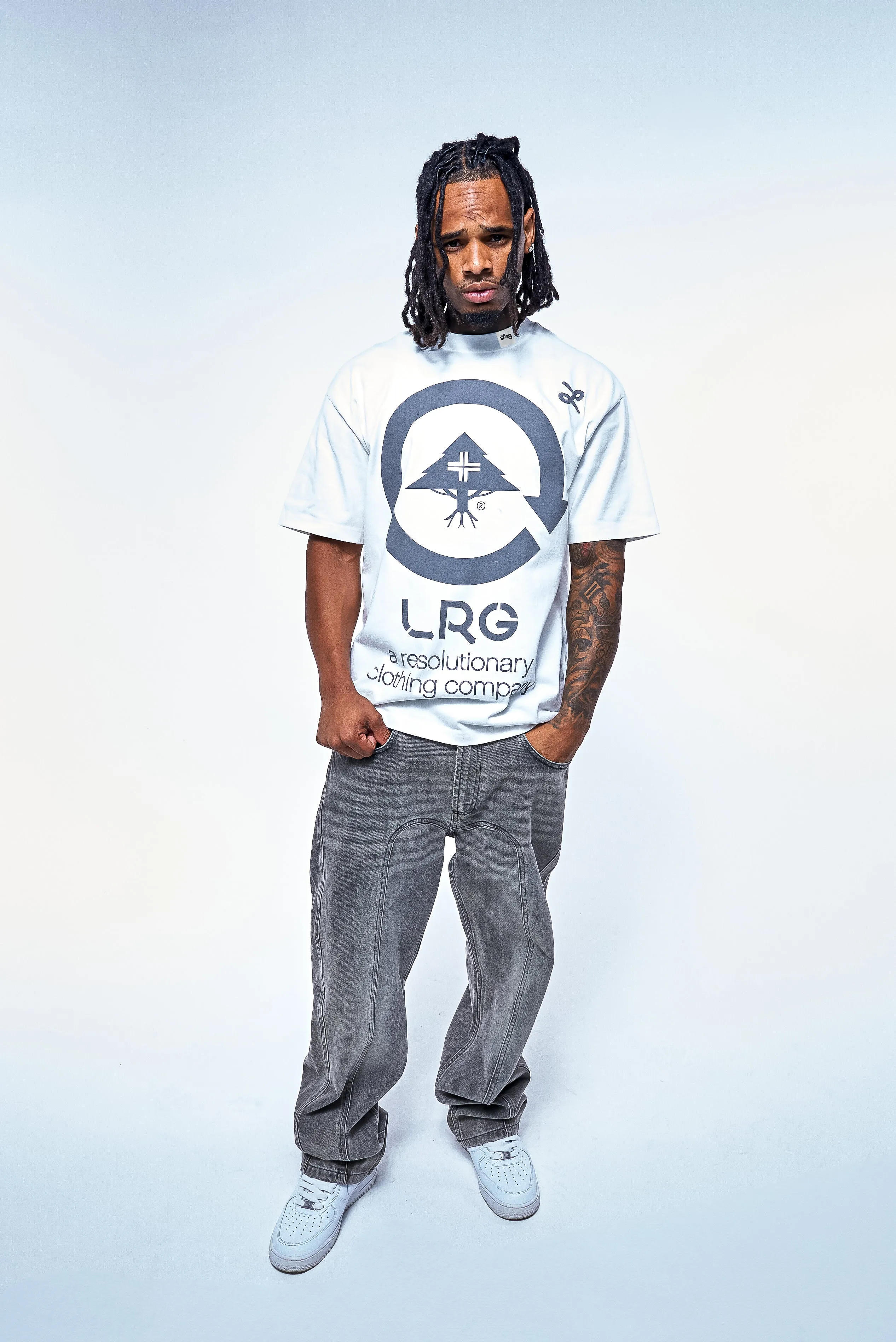 RESOLUTIONARY TEE - CREAM sold by Lrg product image thumbnail 4