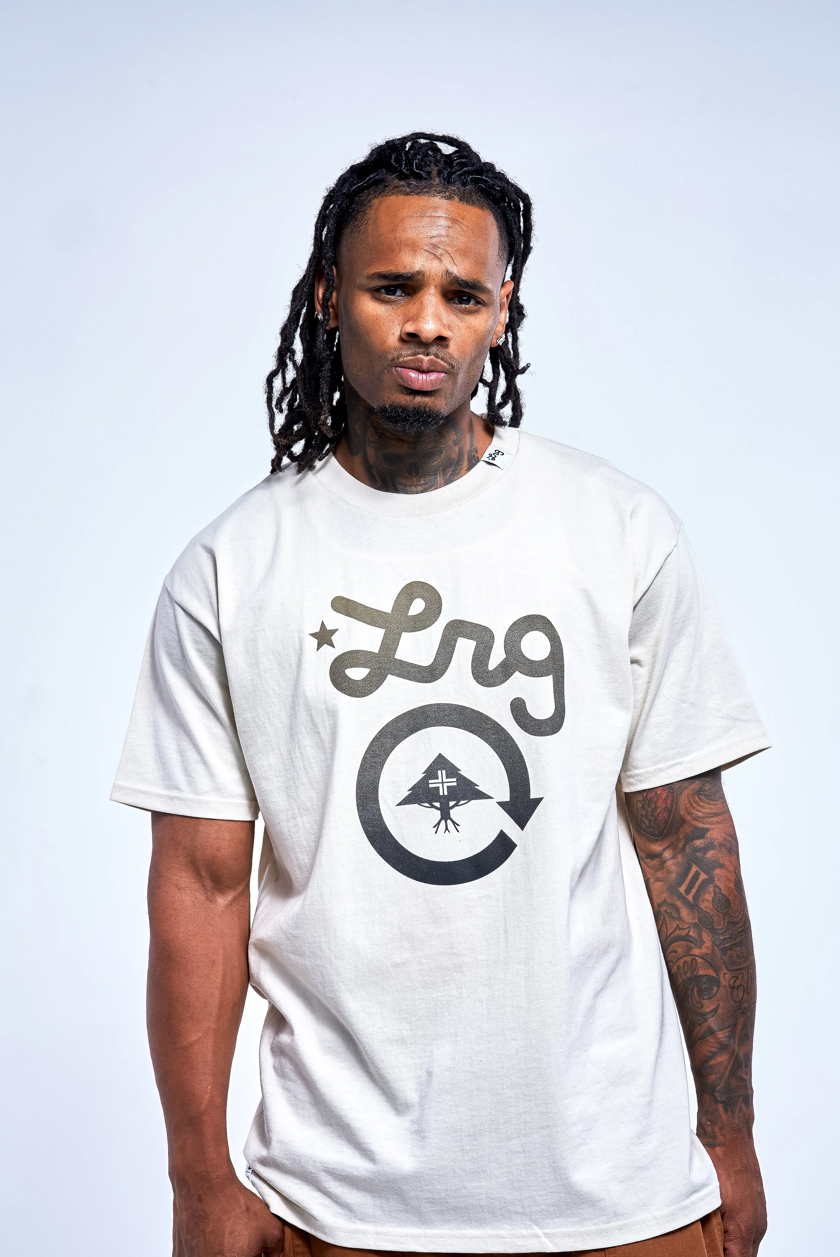 RESOLUTIONARY TEE - CREAM sold by Lrg product image thumbnail 3