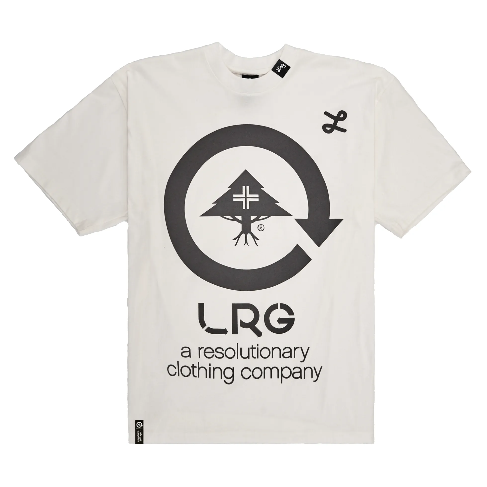 RESOLUTIONARY TEE - CREAM sold by Lrg
