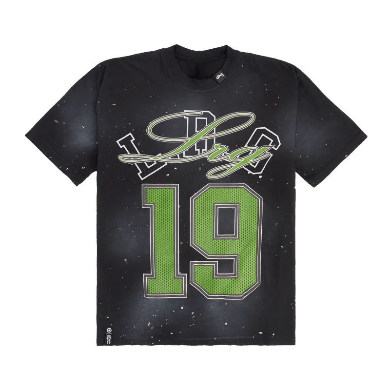 COLLEGIATE SCRIPT TEE - BLACK sold by Lrg