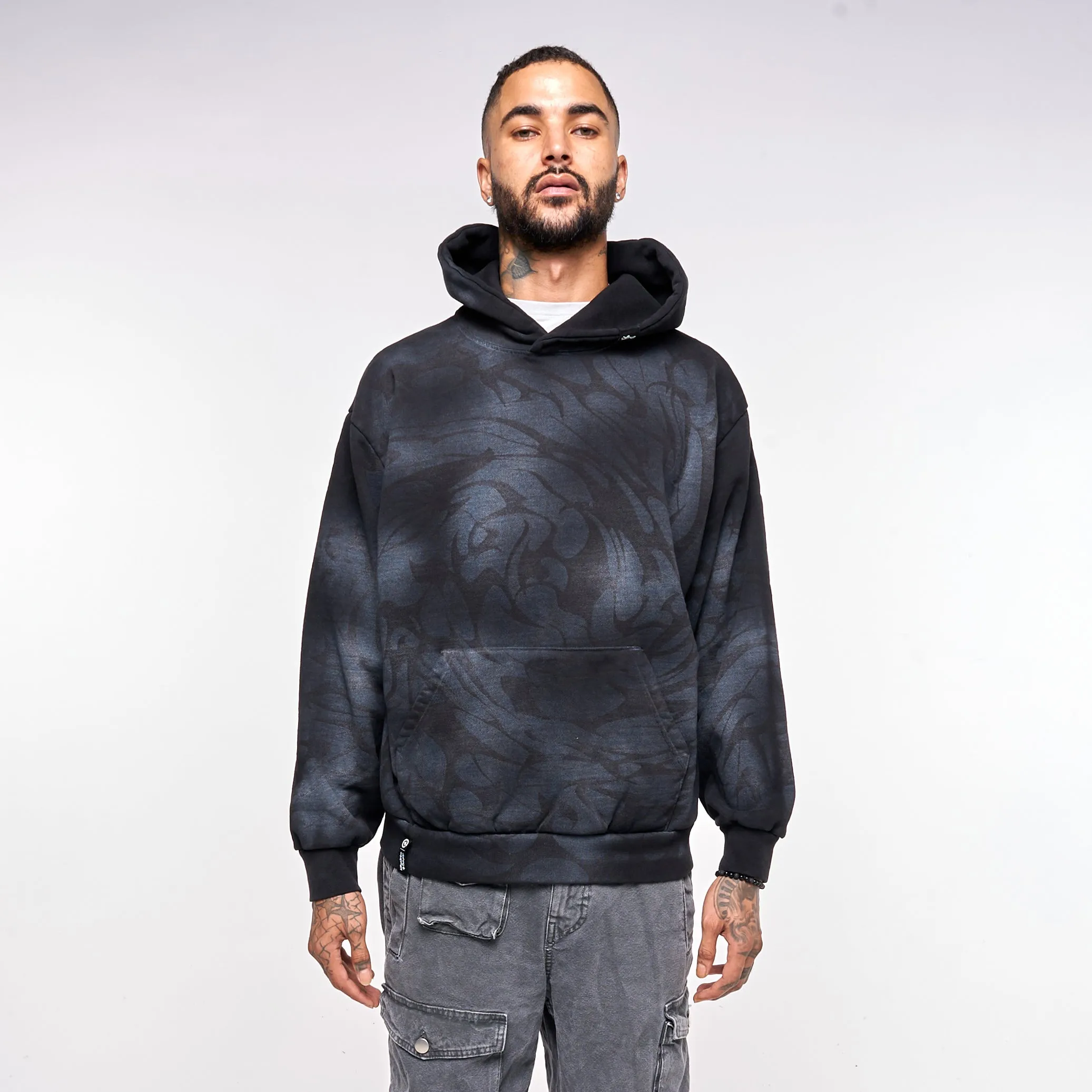 DIST0RT HOODIE - BLACK sold by Lrg product image thumbnail 3