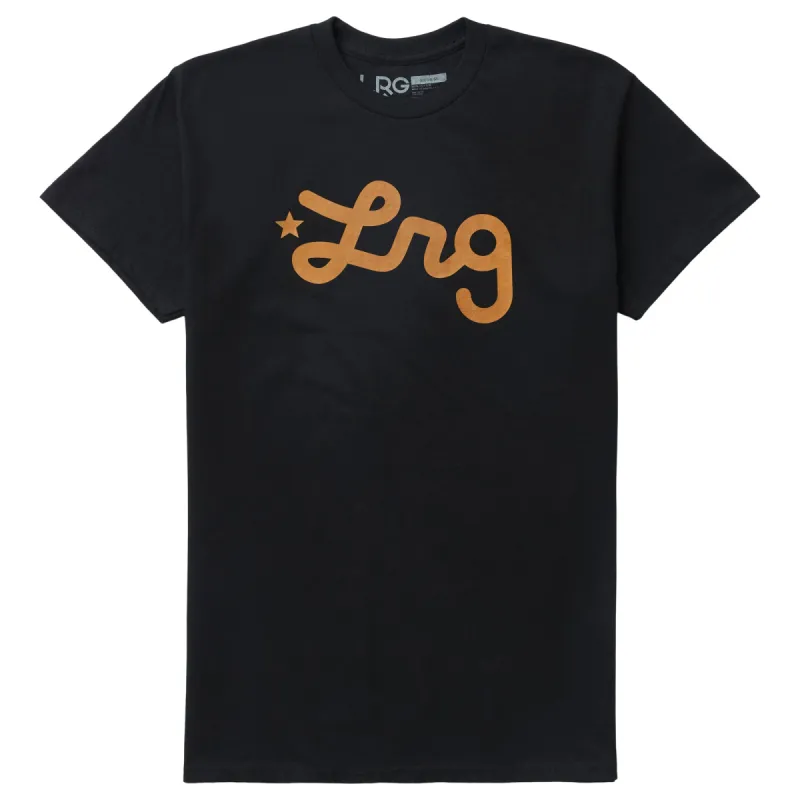 WESTERN SCRIPT TEE - BLACK sold by Lrg