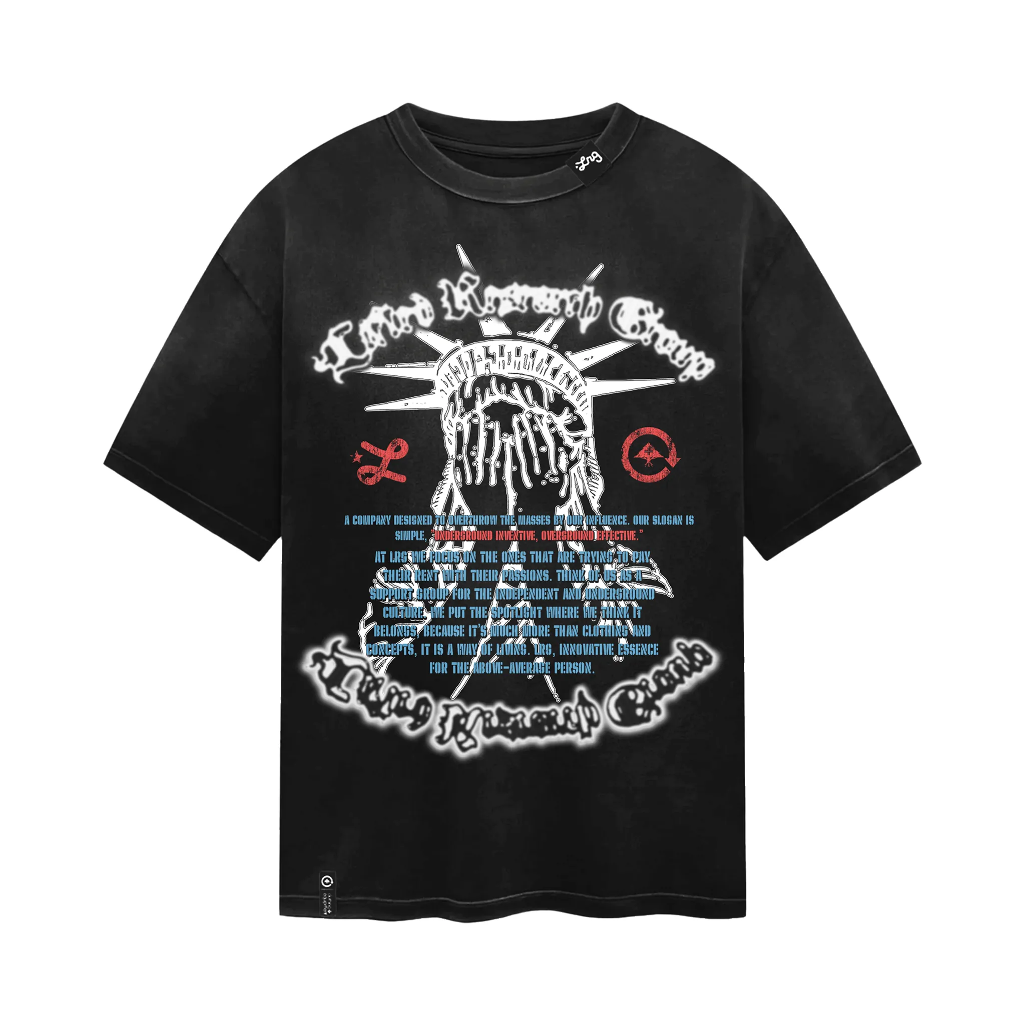 LRG LADY LIBERTY TEE - BLACK sold by Lrg