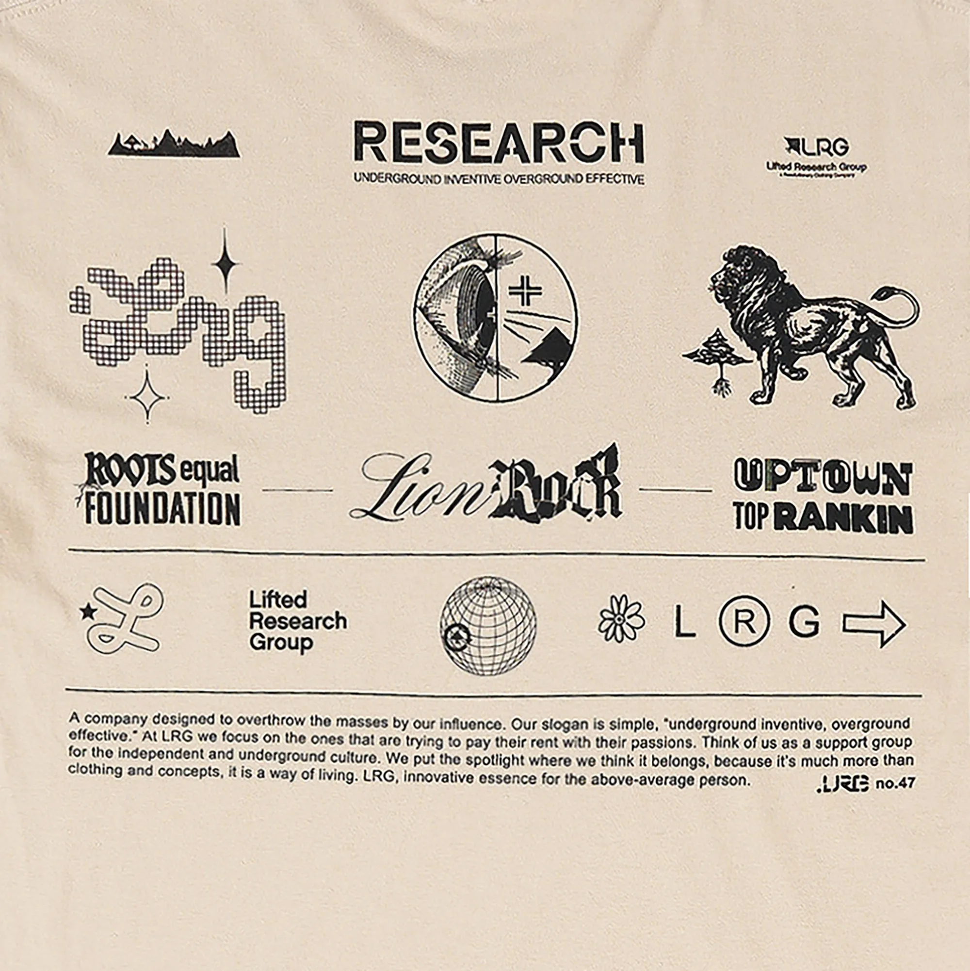 ALIGNED TEE - SAND sold by Lrg product image thumbnail 4