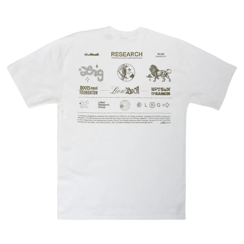 ALIGNED TEE - WHITE sold by Lrg