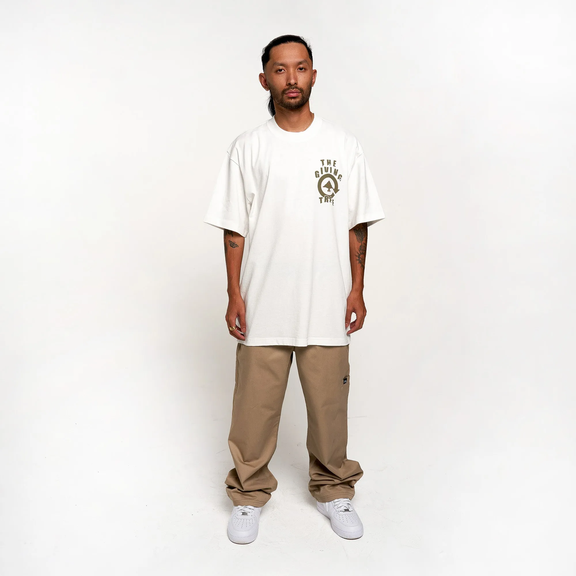 GIVING TREE TEE - WHITE sold by Lrg product image thumbnail 3