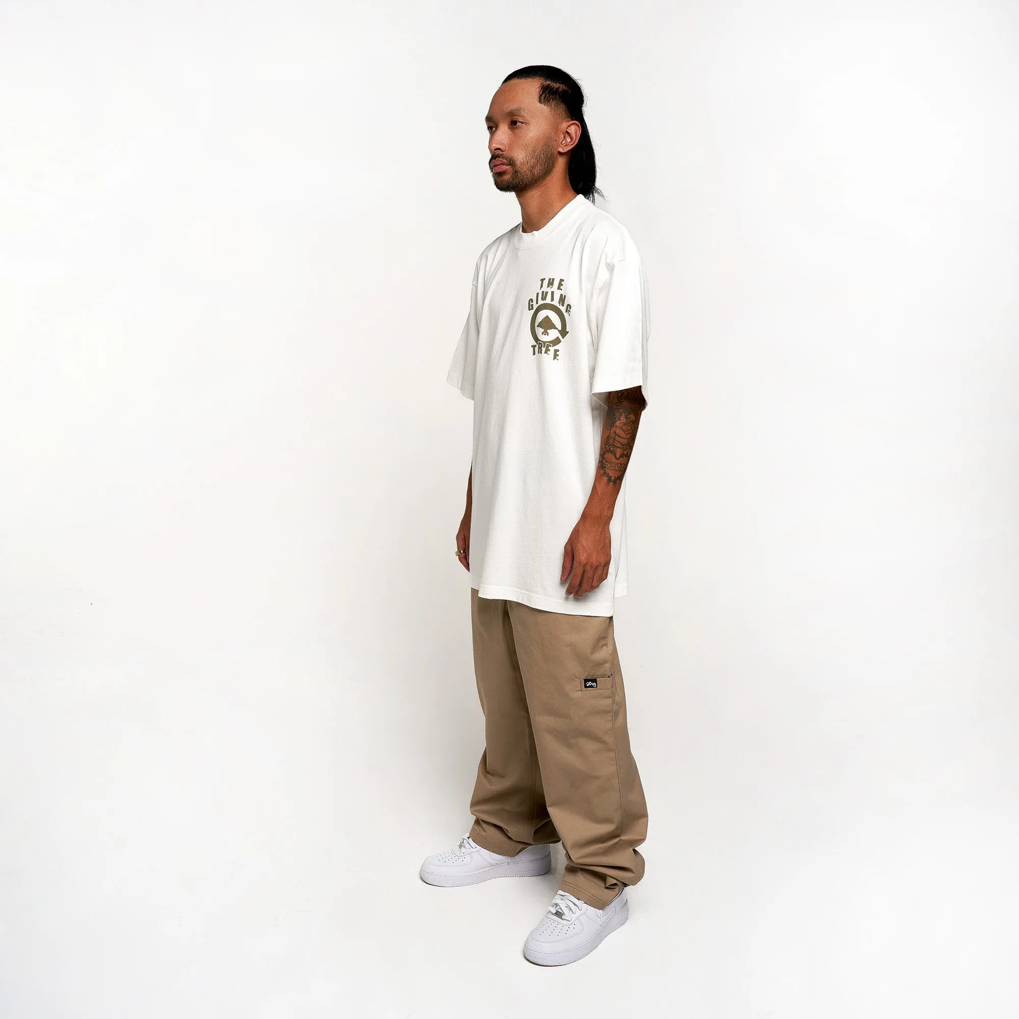 GIVING TREE TEE - WHITE sold by Lrg product image thumbnail 4