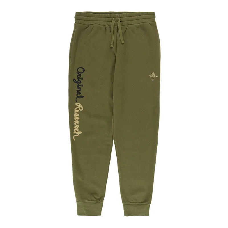 OG ORIGINAL RESEARCH JOGGER PANTS - OLIVE sold by Lrg