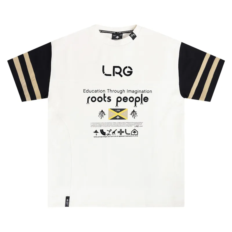 BREAK THROUGH CREW KNIT - CREAM sold by Lrg