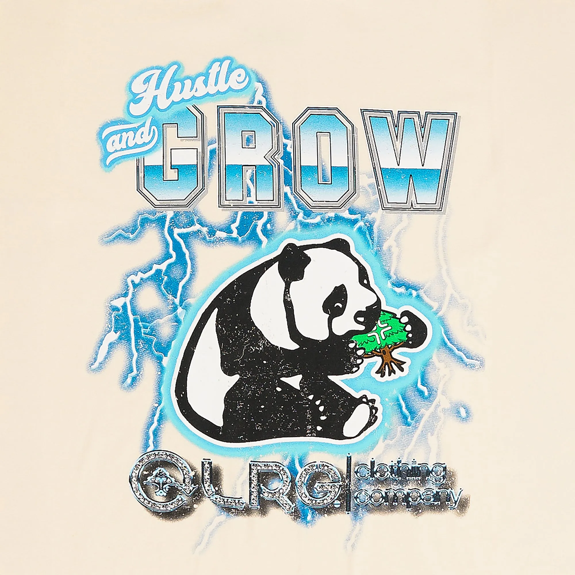 HUSTLE AND GROW - CREAM sold by Lrg product image thumbnail 2