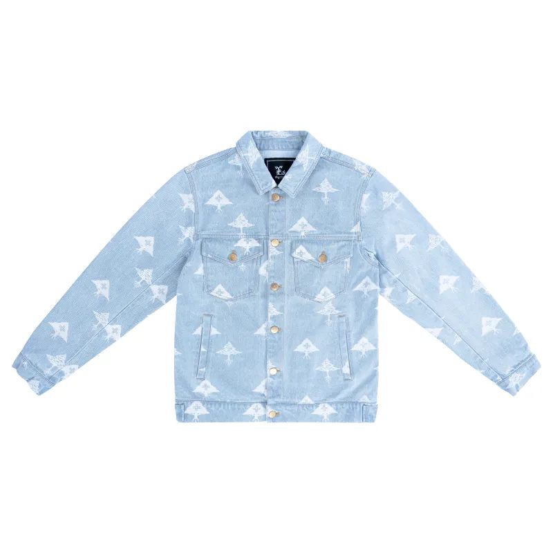 TWO TREE 4 SEVEN DENIM JACKET - DENIM BLUE sold by Lrg
