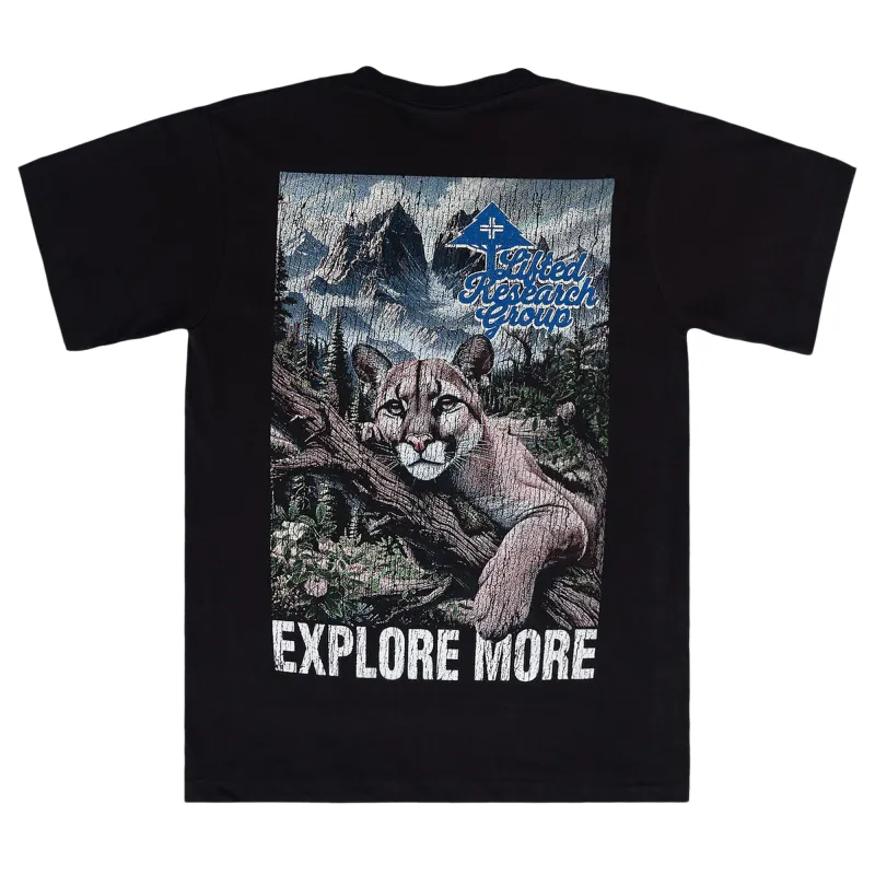 MOUNTAIN KING SS TEE - BLACK sold by Lrg