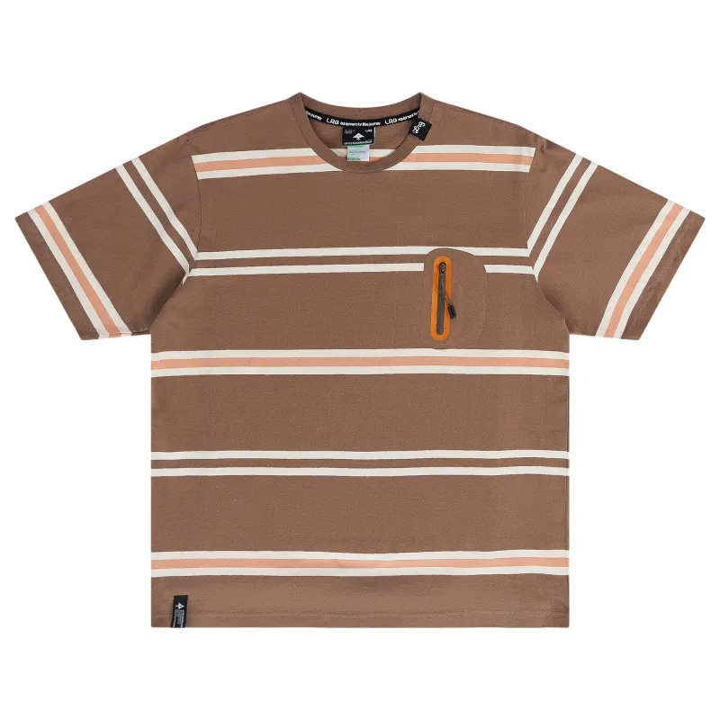 GREAT OUTDOORS SS KNIT - BROWN sold by Lrg