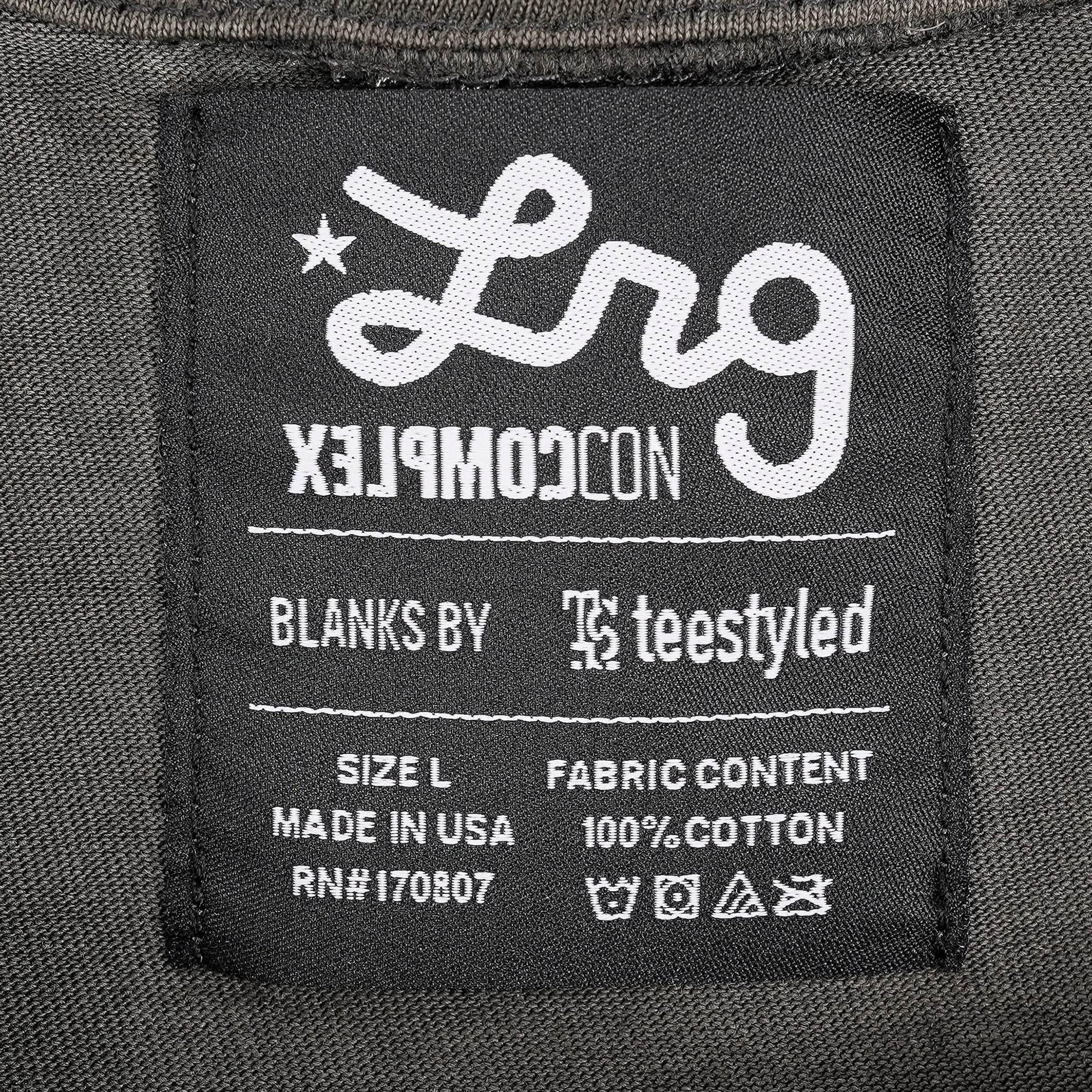 STREETWEAR IS COOKED SS TEE - PIGMENT DYED BLACK sold by Lrg product image thumbnail 5