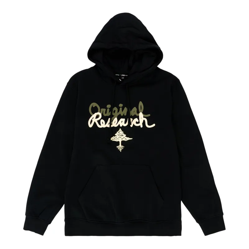 OG ORIGINAL RESEARCH PULL OVER HOODIE - BLACK sold by Lrg