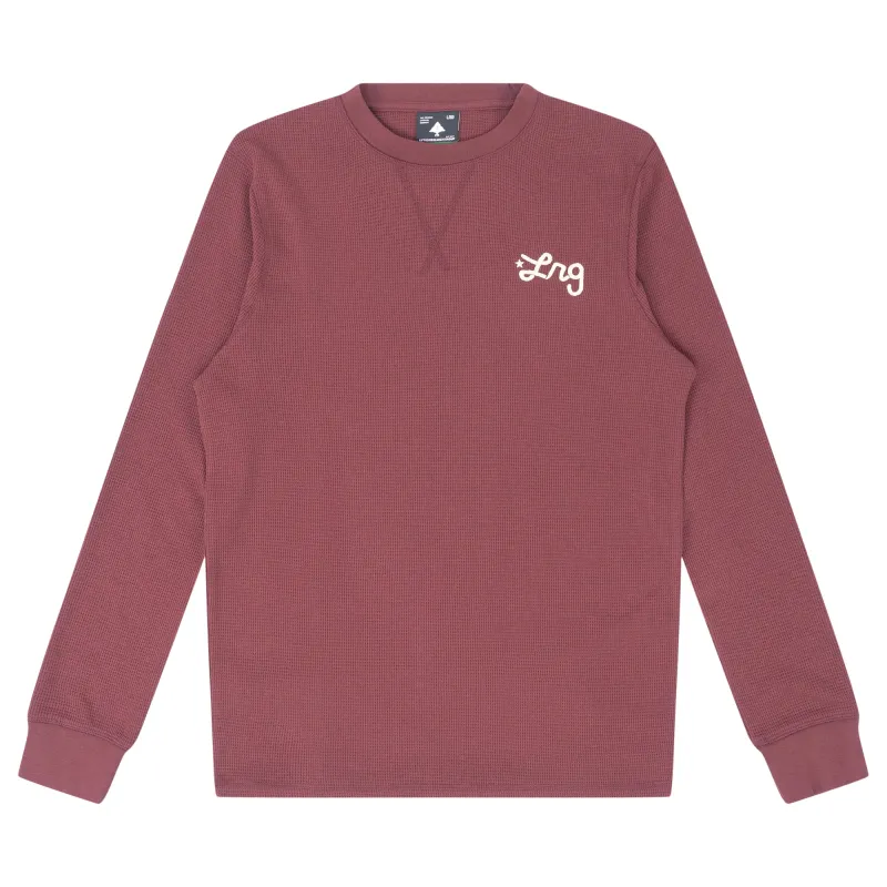 LRG SCRIPTED 25 THERMAL CREW - BURGUNDY sold by Lrg