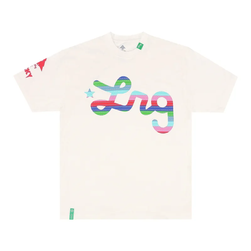 WANNA PLAY SCRIPT SS TEE - WHITE sold by Lrg