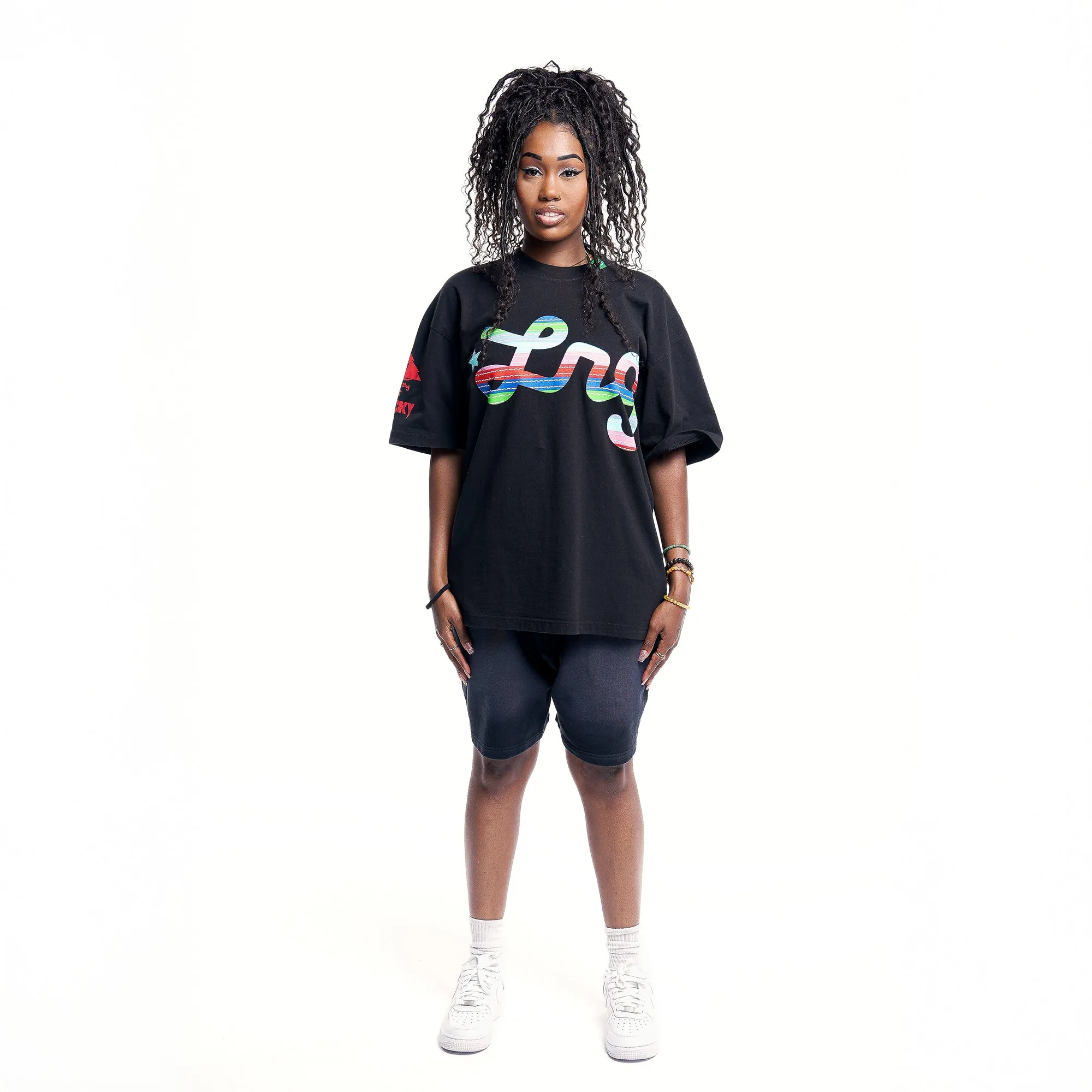 WANNA PLAY SCRIPT SS TEE - BLACK sold by Lrg product image thumbnail 2