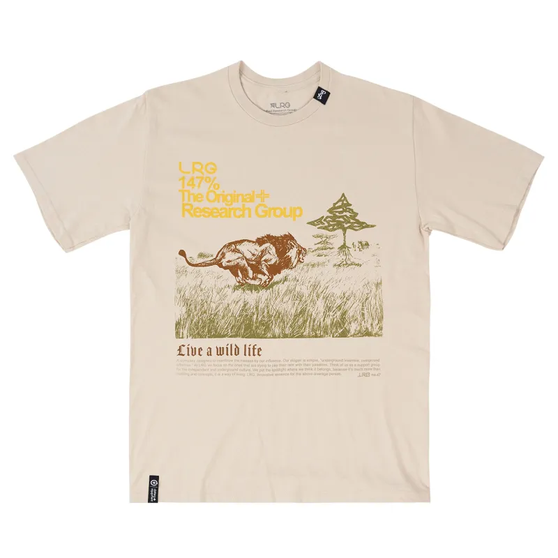 WILD LIFE TEE - SAND sold by Lrg