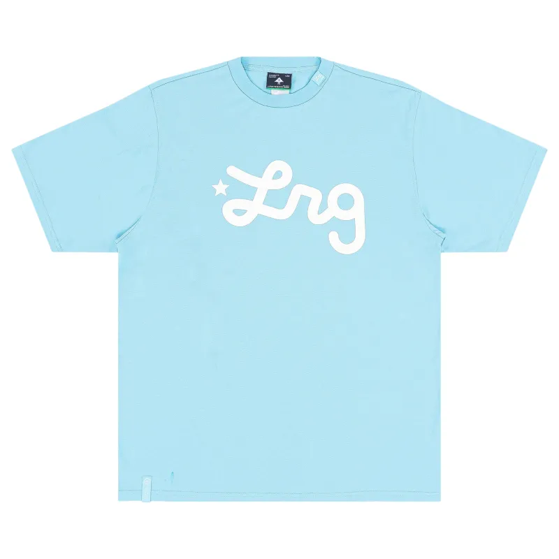 Lifted Script Tee - Carolina Blue sold by Lrg