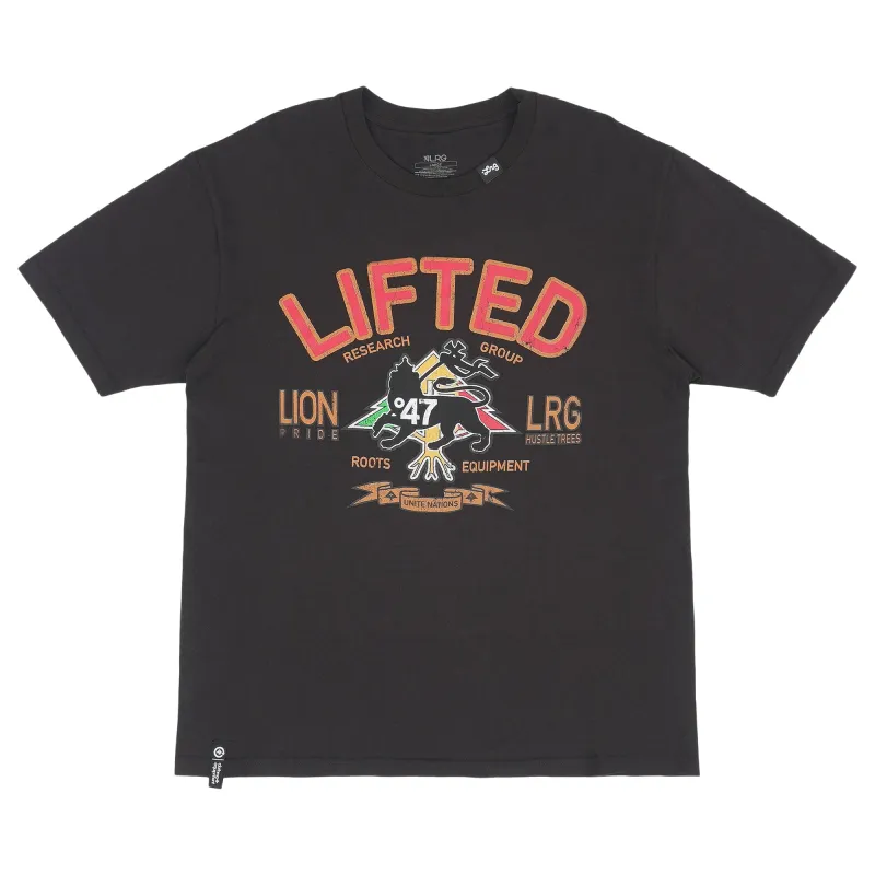 LION PRIDE TEE - Black sold by Lrg