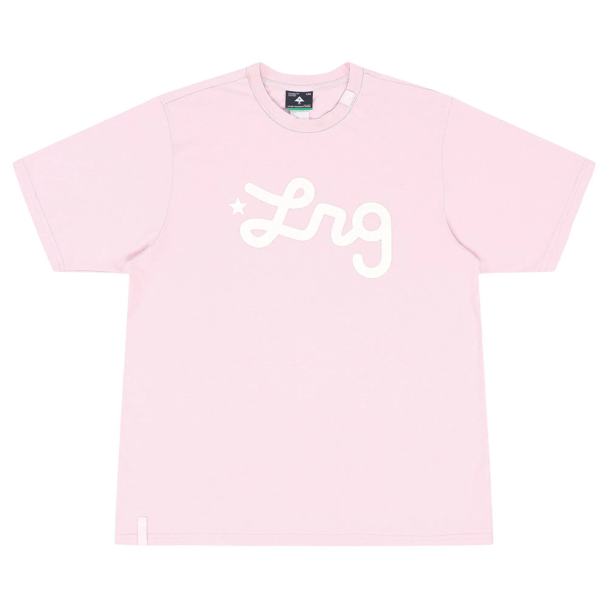 Lifted Script Tee - Pink sold by Lrg