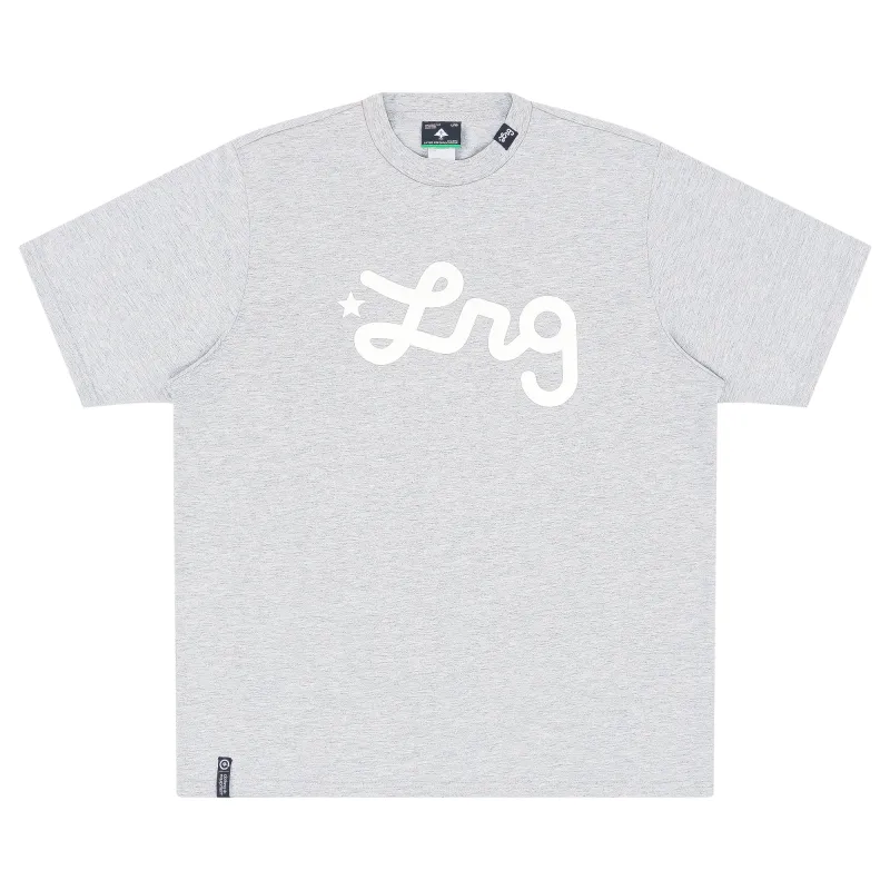 Lifted Script Tee HO25 - Athletic Heather Grey sold by Lrg