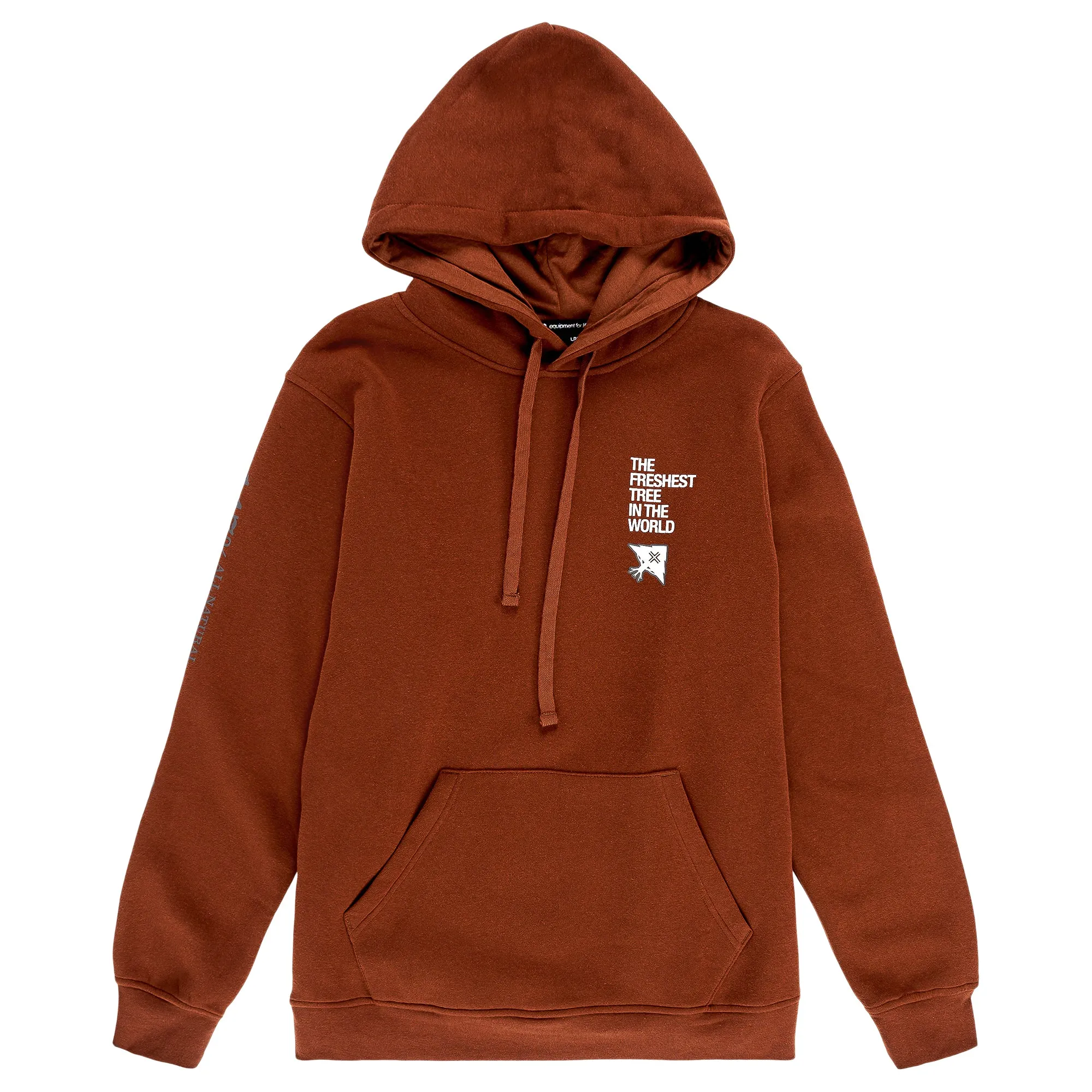 THE FRESHEST TREE FLEECE PULLOVER - BROWN sold by Lrg
