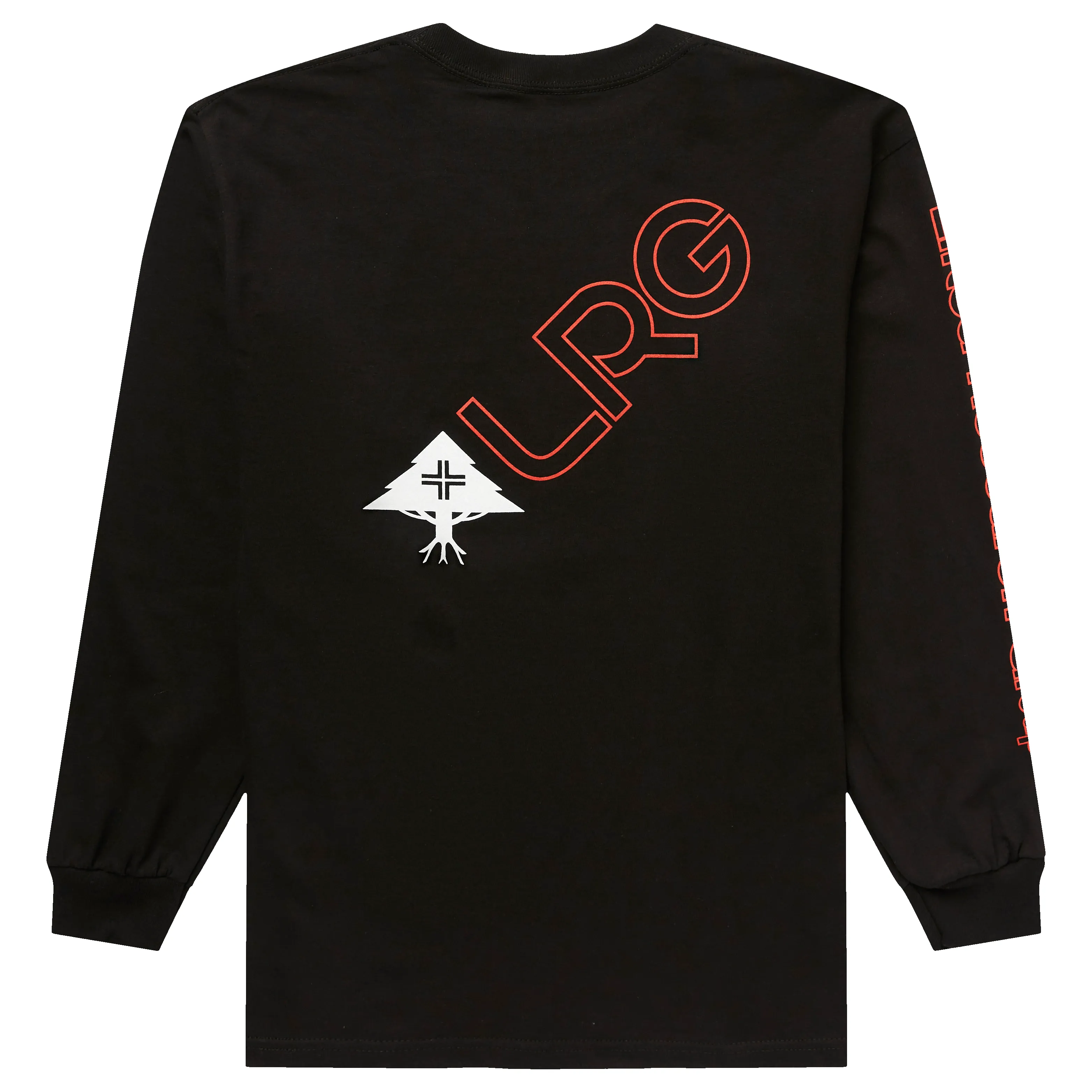 LRG SLANT LONG SLEEVE TEE - BLACK sold by Lrg