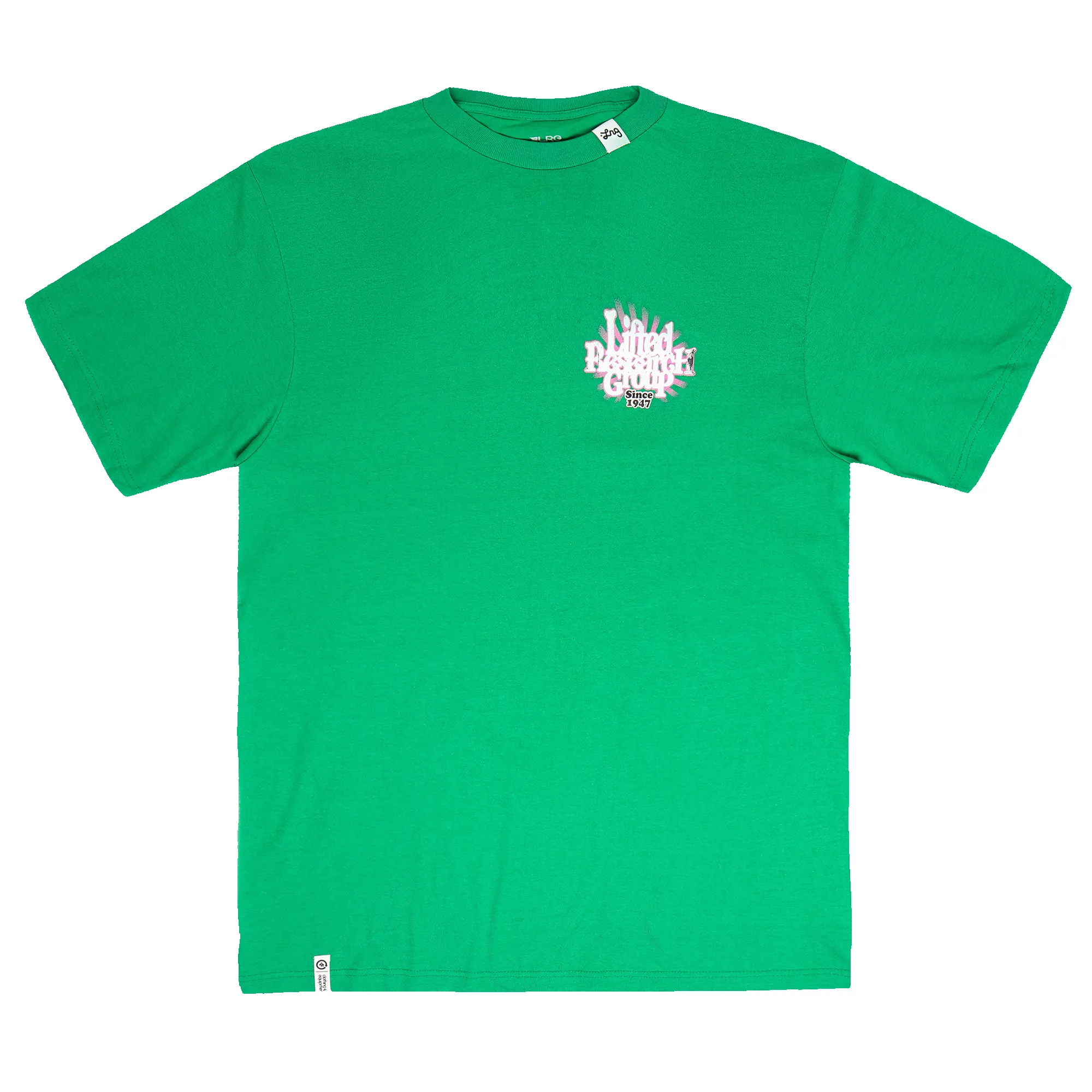 PINK ROOTS TEE - Kelly Green sold by Lrg