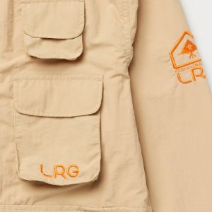 PLANT MISSION ANORAK JACKET - LIGHT BROWN sold by Lrg