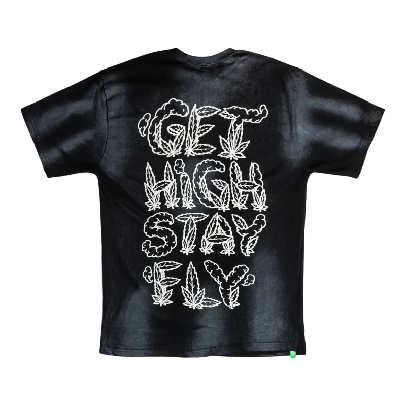STAY FLY TEE - SPRAY BLACK made by Lrg