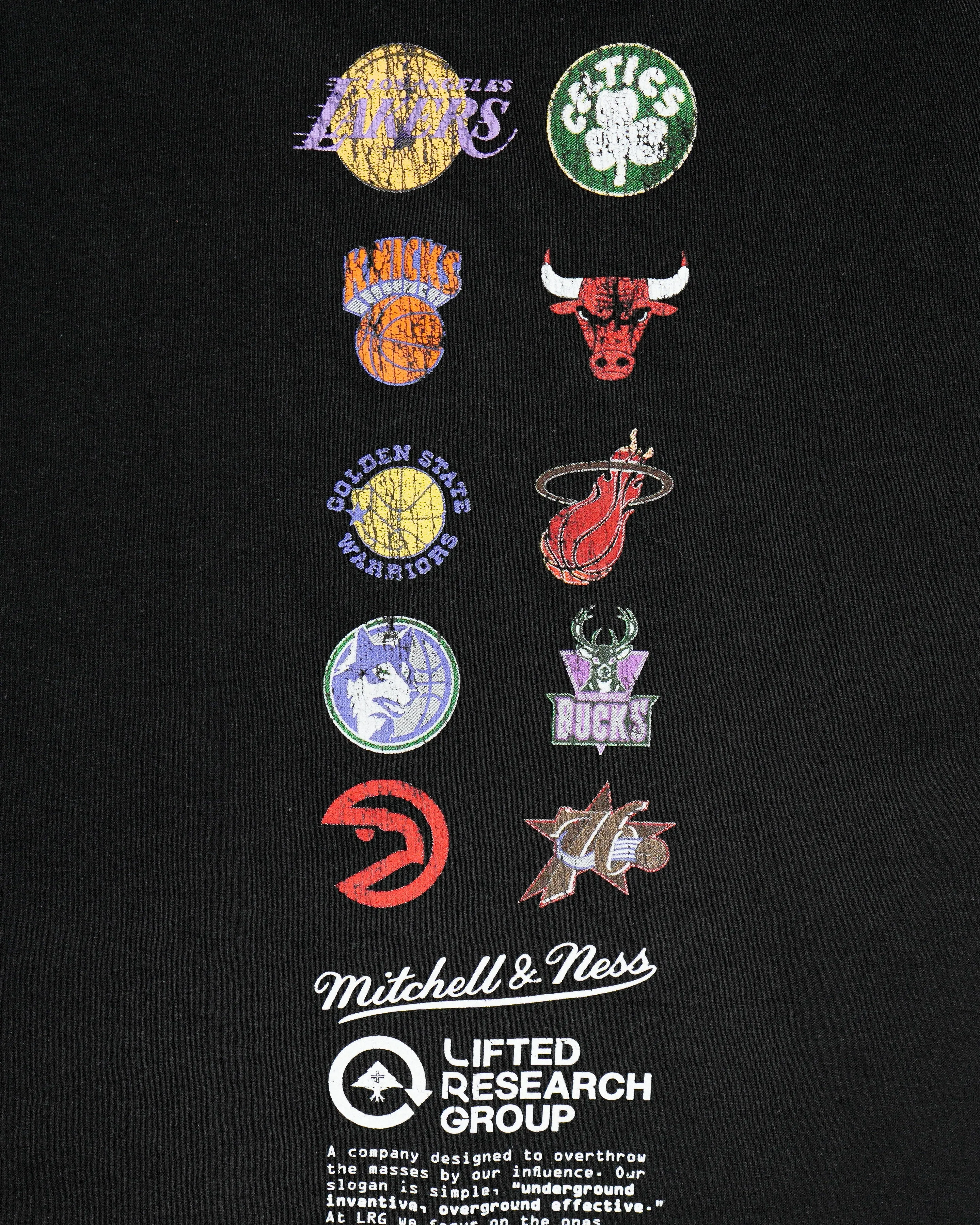 COLLAGE TOUR TEE - BLACK sold by Lrg product image thumbnail 4