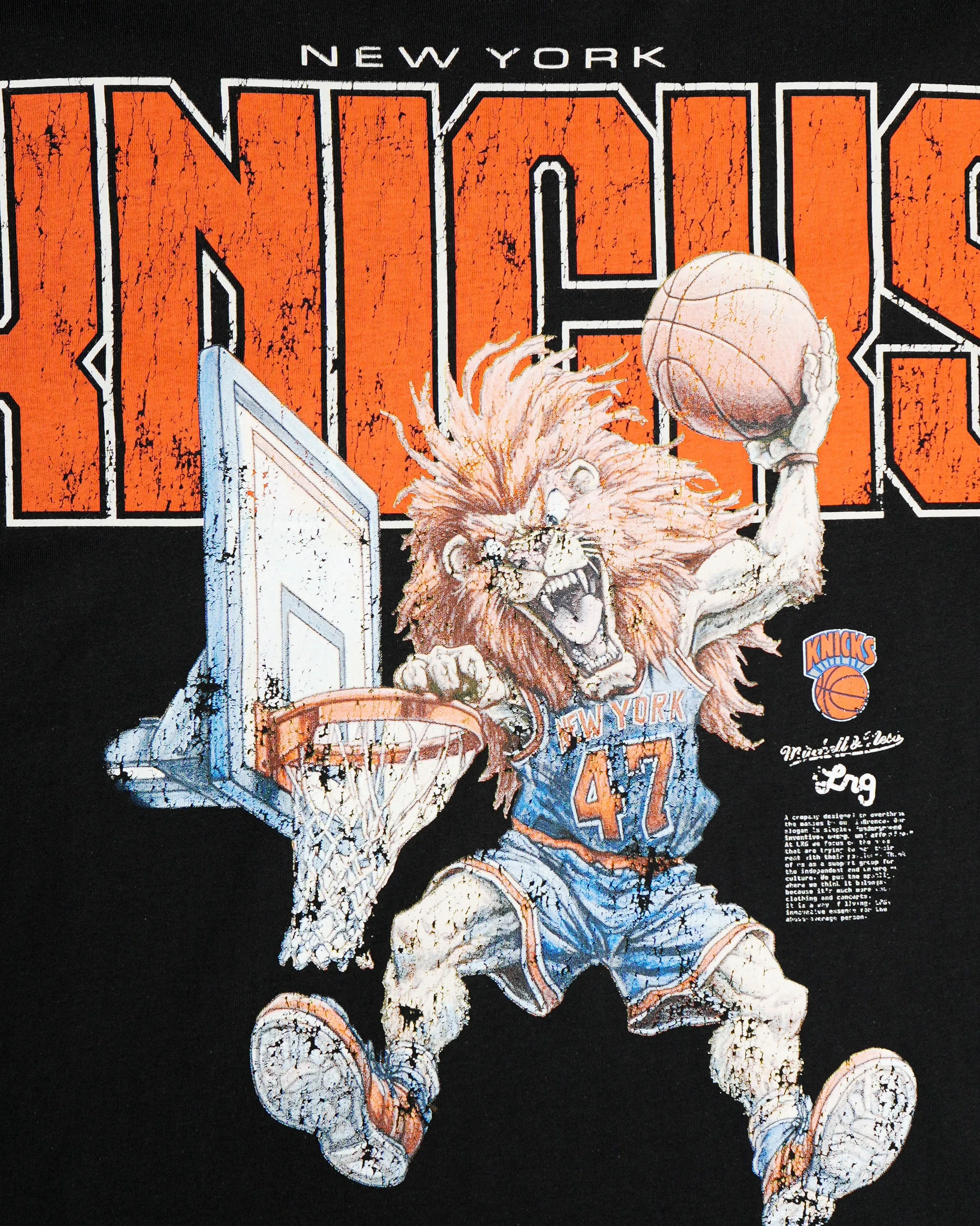 KNICKS TEE - BLACK sold by Lrg product image thumbnail 2