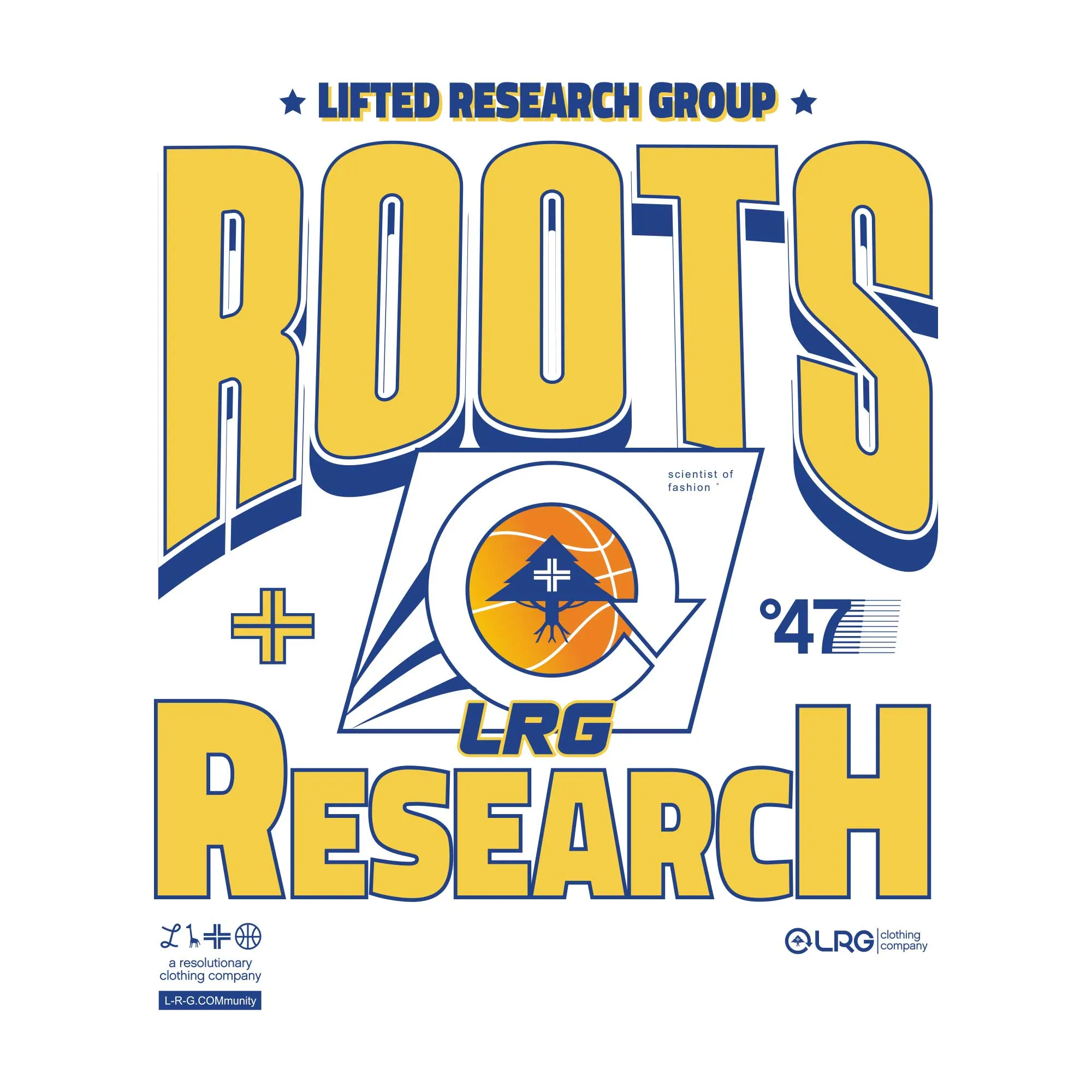 ROOTS LEAGUE TEE - WHITE sold by Lrg product image thumbnail 2