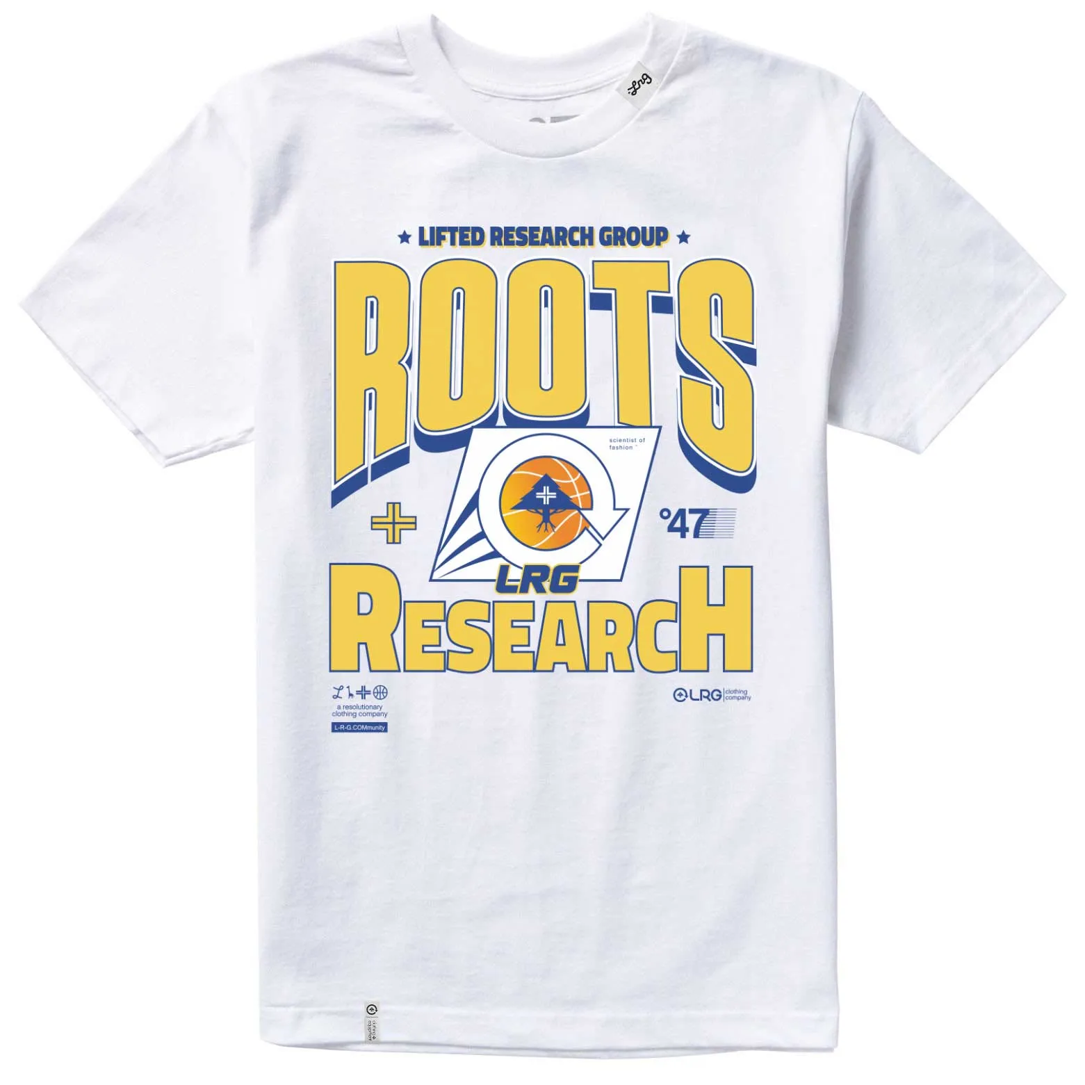 ROOTS LEAGUE TEE - WHITE sold by Lrg