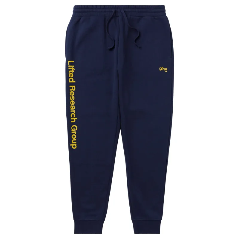 LIFTED SCRIPT JOGGER SWEATPANTS - NAVY sold by Lrg