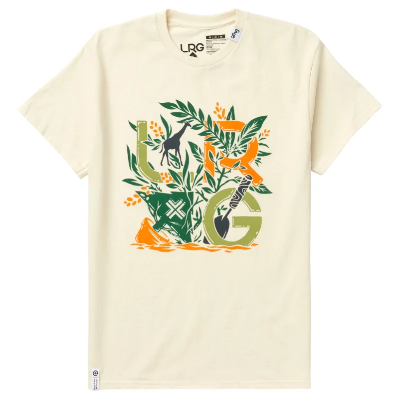 STACKED SOIL TEE - CREAM sold by Lrg