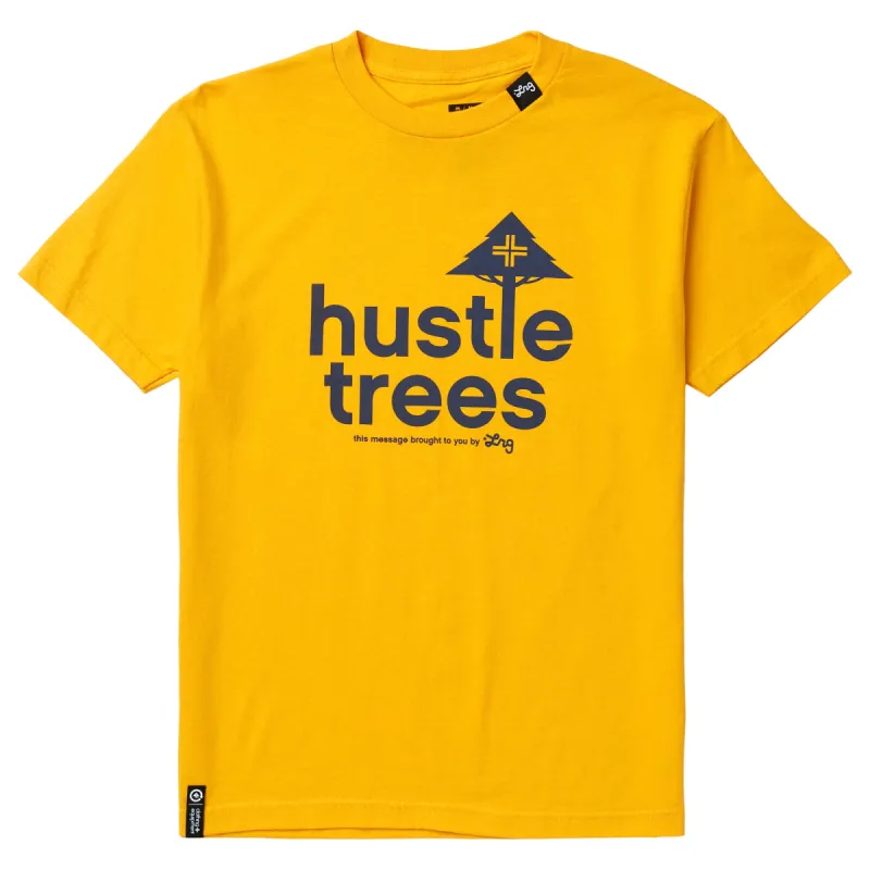 HUSTLE TREES TEE - GOLD sold by Lrg