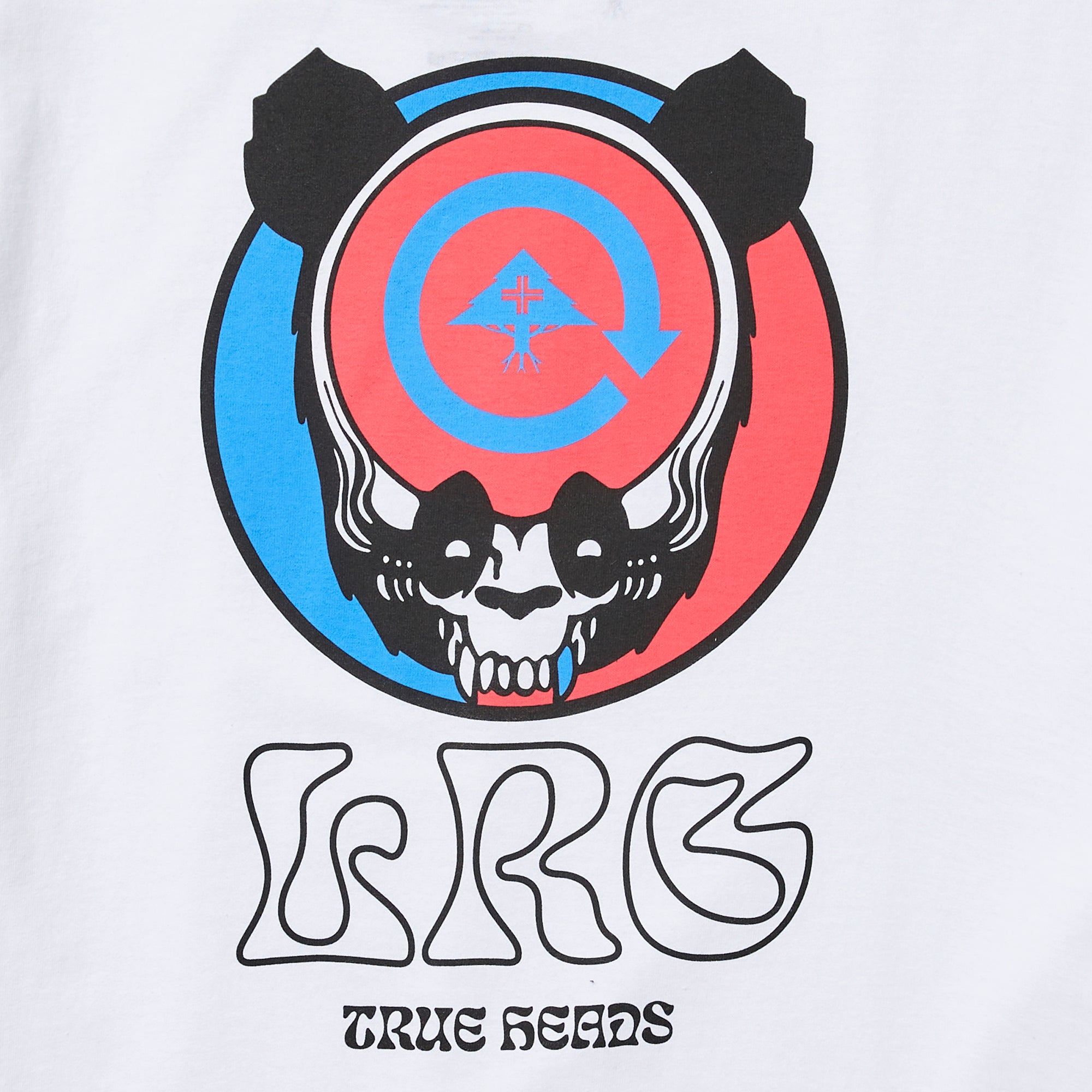 PANDA TRUE HEADS TEE - WHITE sold by Lrg product image thumbnail 3