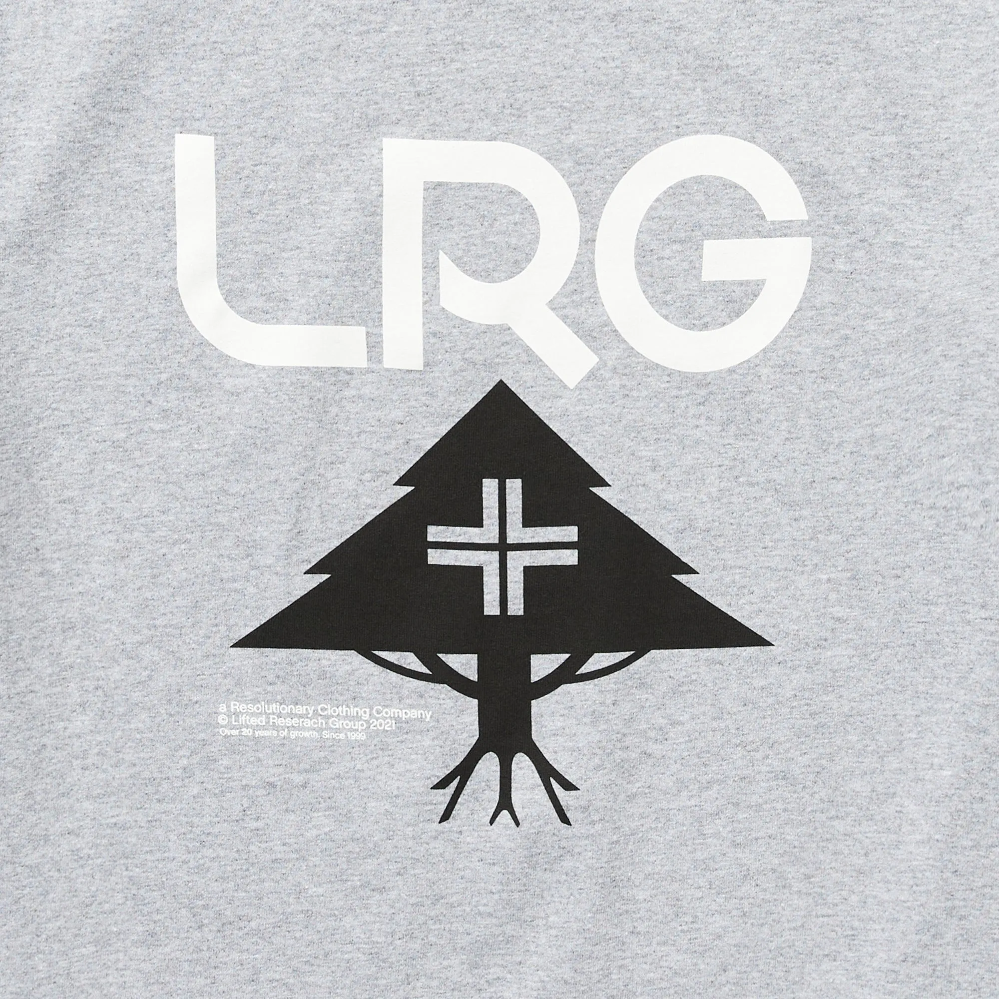 20 LOGO STACKED TEE - ATHLETIC GREY sold by Lrg product image thumbnail 2